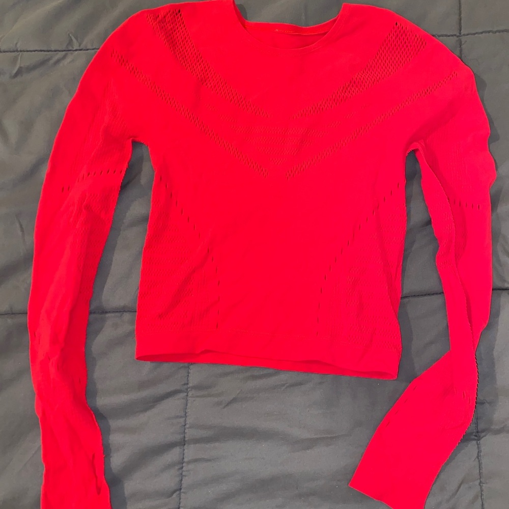 ALO exercise cropped long sleeve